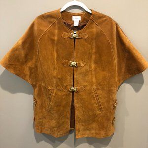 Soft Surrounding Brown Leather Vest